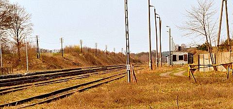 fot. Stanislaw Wolski 
Tutaj był kiedyś przejazd przez linię normalnotorową. Obraz