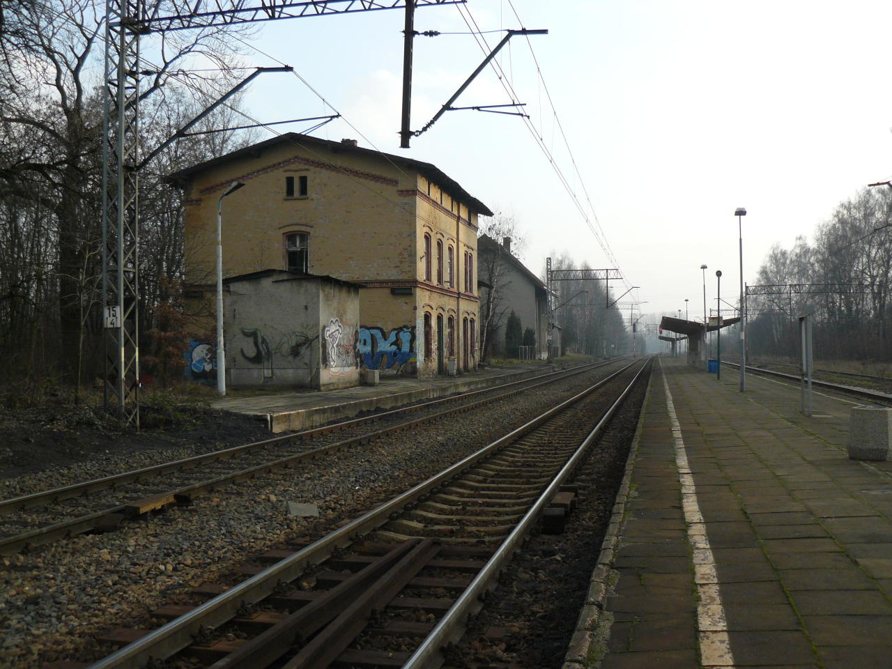fot. mateusz b 
Mysłowice Brzezinka widok w stronę Oświęcimia. Obraz
