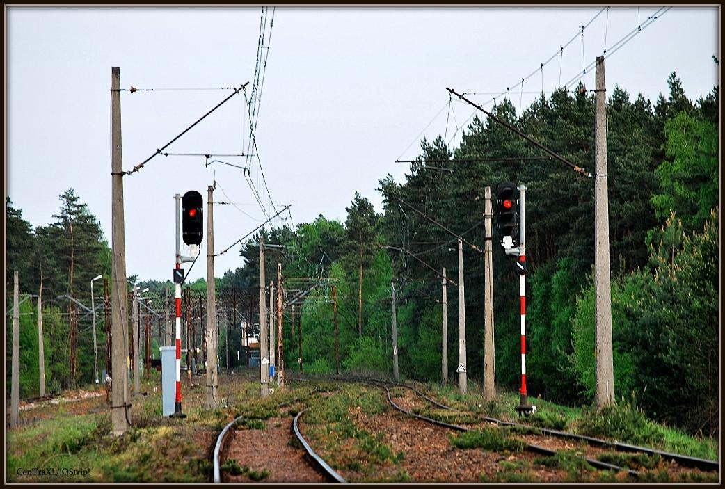 fot. Damian Stupień 
Semafory wjazdowe stacji Borowiany. Po lewej łącznica Borowiany - Krupski Młyn: http://bazakolejowa.pl/index.php?dzial=linie&id=773&od=1&do=6&ed=&okno=przebieg. Obraz