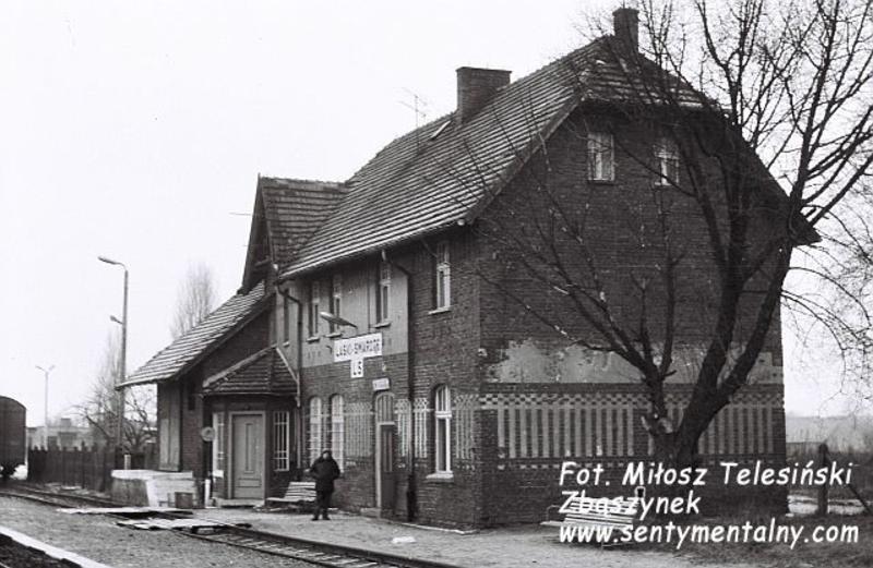 fot. Miłosz Telesiński - Zbąszynek 
Stacja Laski Smardze 23.02.1990. Obraz