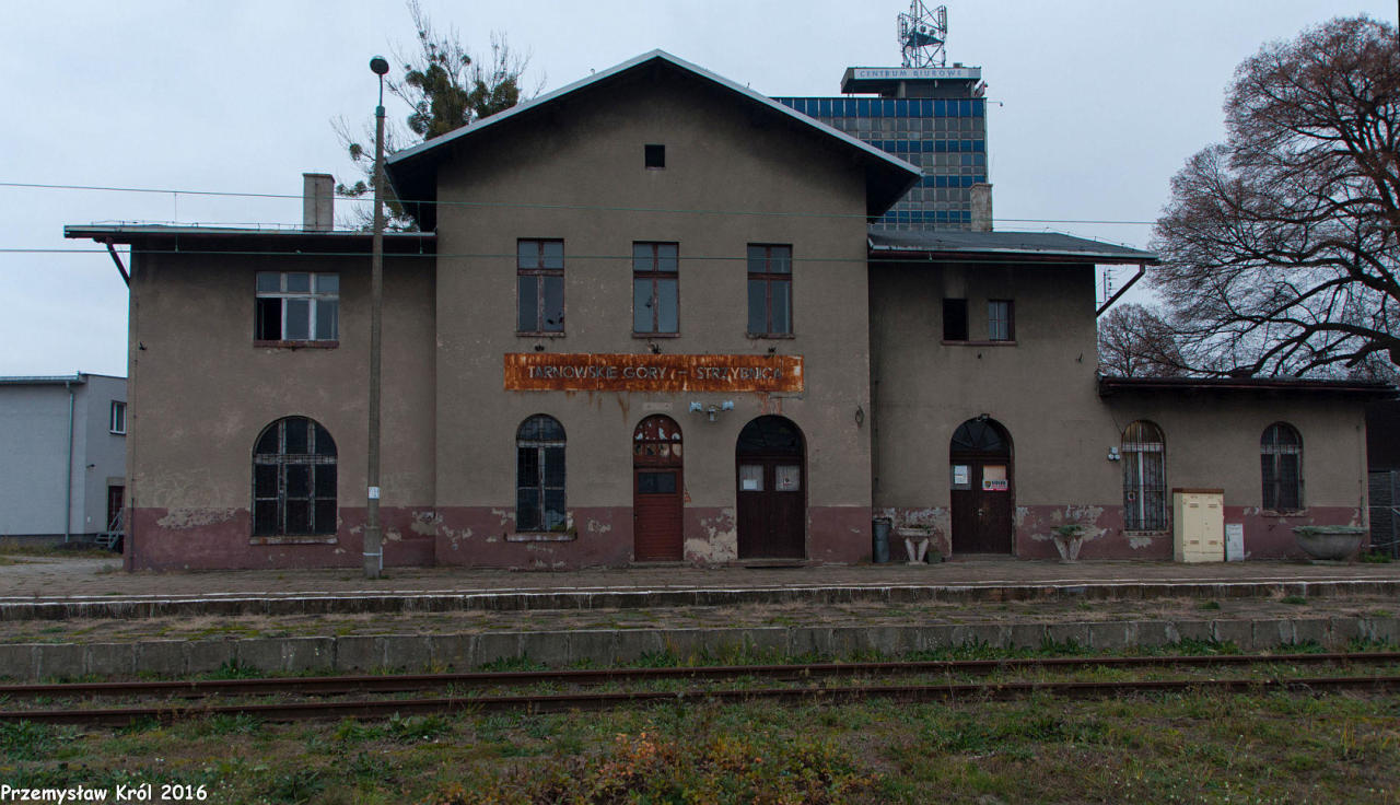 fot. Przemysław Król 
Dworzec zza torów. Obraz