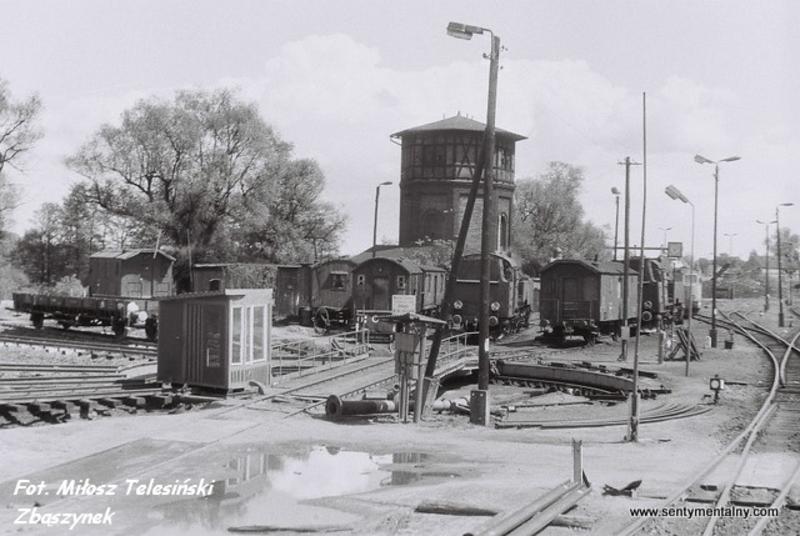 fot. Miłosz Telesiński - Zbąszynek 
Lokomotywownia  w Międzyrzeczu
Międzyrzecz  24.05.1990 Obraz