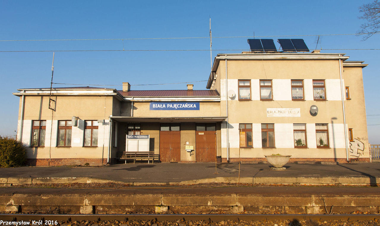 fot. Przemysław Król 
Dworzec Biała Pajęczańska istnieć będzie, choć pociągów osobowych zatrzymujących się na tej stacji już pewnie nie zobaczymy. Obraz