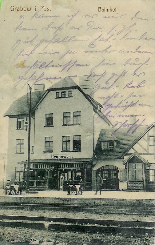fot. nieznany 
Bahnhof Grabow. Obraz