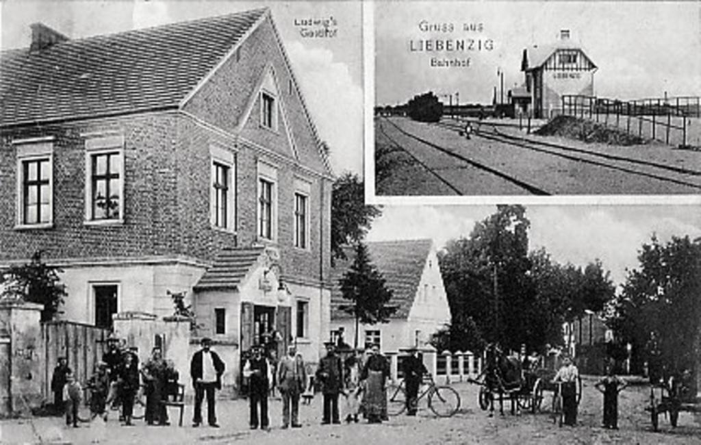 fot. nieznany 
Stara pocztówka. Widok na stację kolejową. Obraz