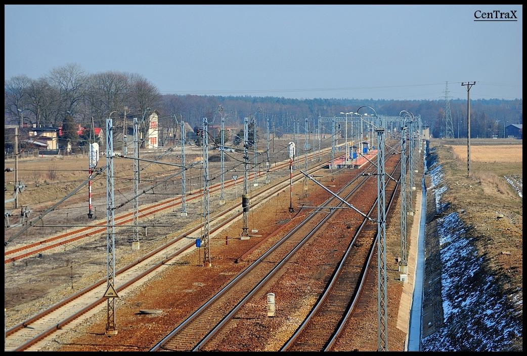 fot. Damian Stupień 
Widok na panoramę stacji w kierunku wschodnim. Obraz