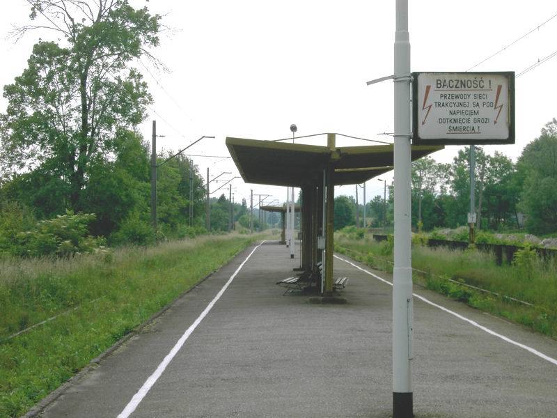 fot. Łukasz Ch 
Widok na peron w kierunku Bielska-Białej. Obraz