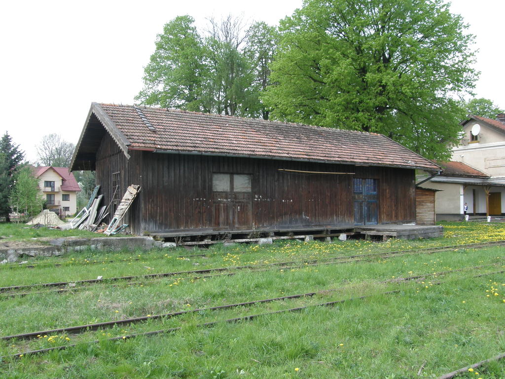fot. Przemysław Więcek 
Południowa głowica rozjazdowa; koniec linii. Magazyny po zachodniej stronie stacji przy ulicy Kolejowej. W prawo Przeworsk, w lewo koniec linii. 46,0 km. Obraz