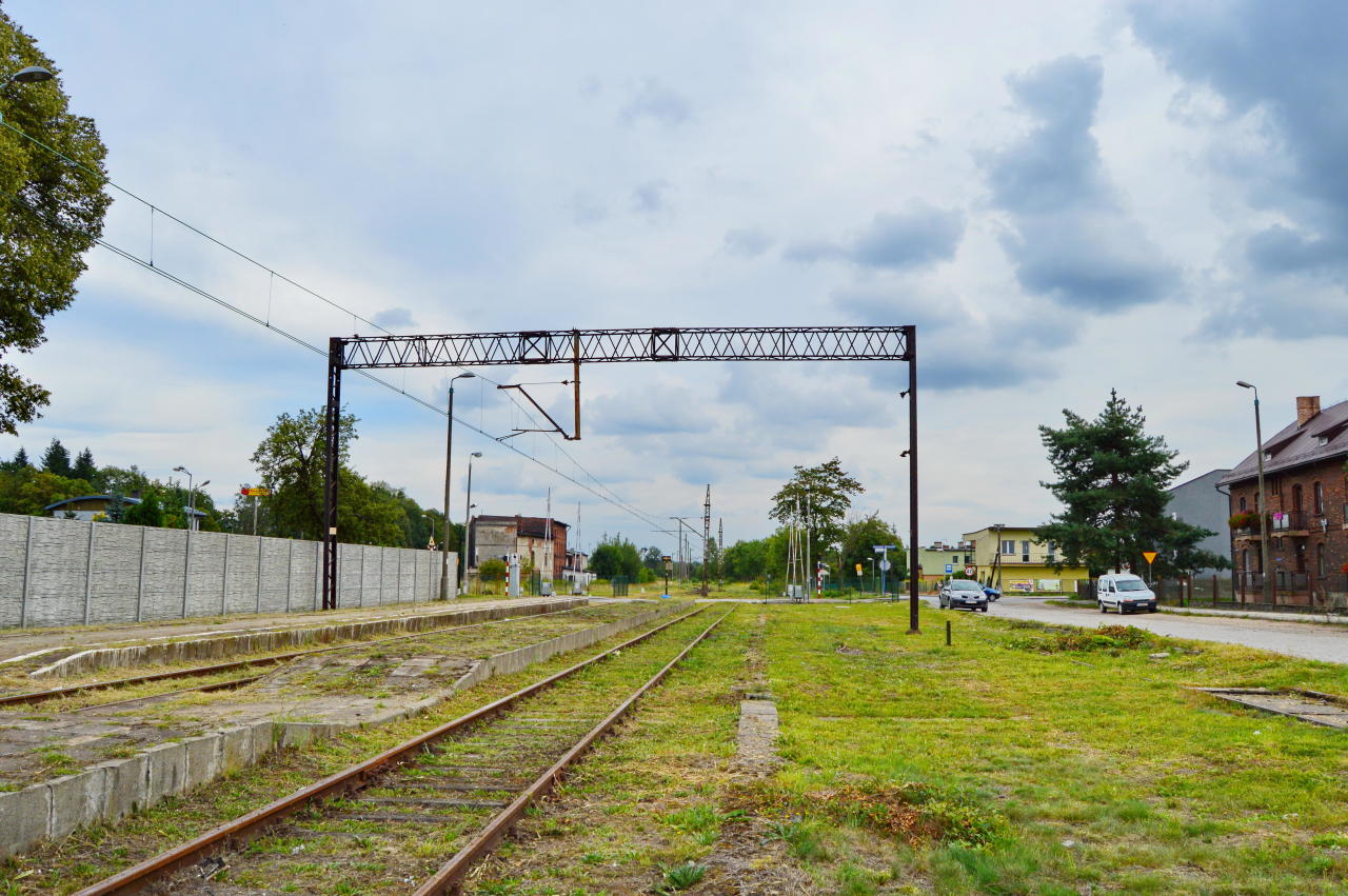 fot. Tomasz 
Tarnowskie Góry Strzybnica widok w kierunku stacji Tarnowskie Góry. Obraz
