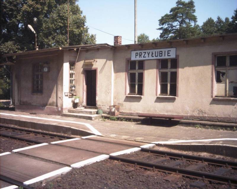 fot. Paweł Konaszewski 
Przyłubie. Mała stacyjka w Przyłubiu. Widok od strony peronów. Obraz