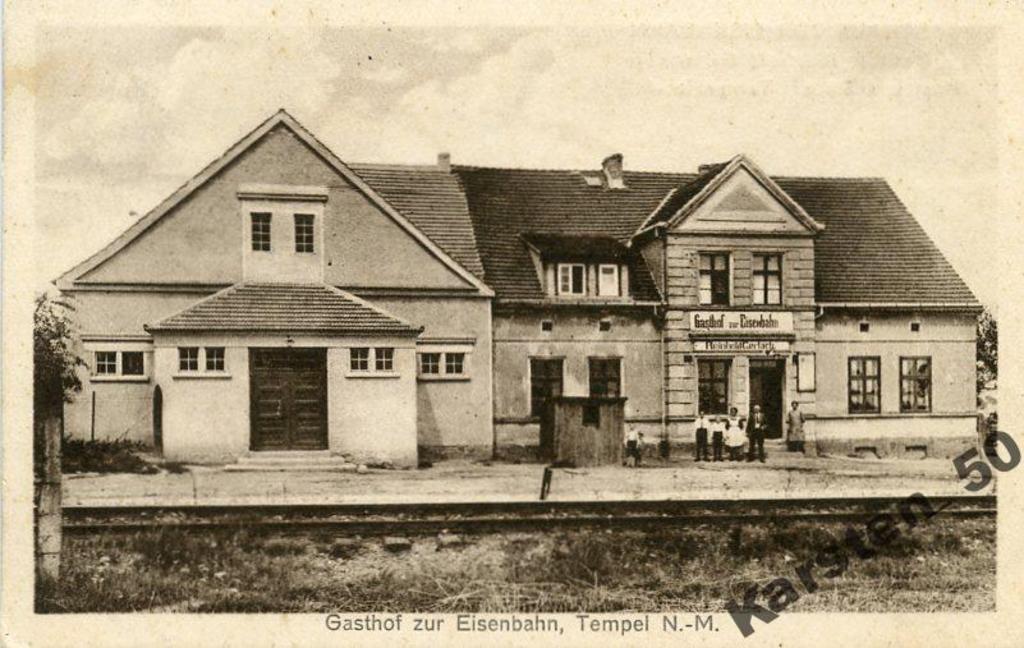 fot. nieznany 
Stara pocztówka. Restauracja dworcowa. Obraz