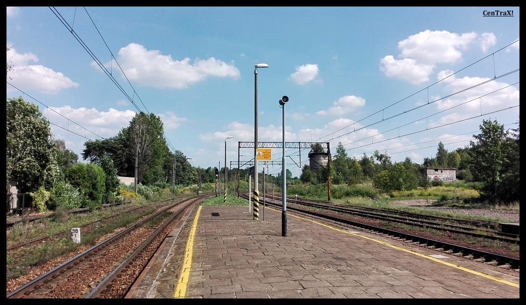 fot. Damian Stupień 
Widok z peronu 2 w stronę Radzionkowa. Obraz