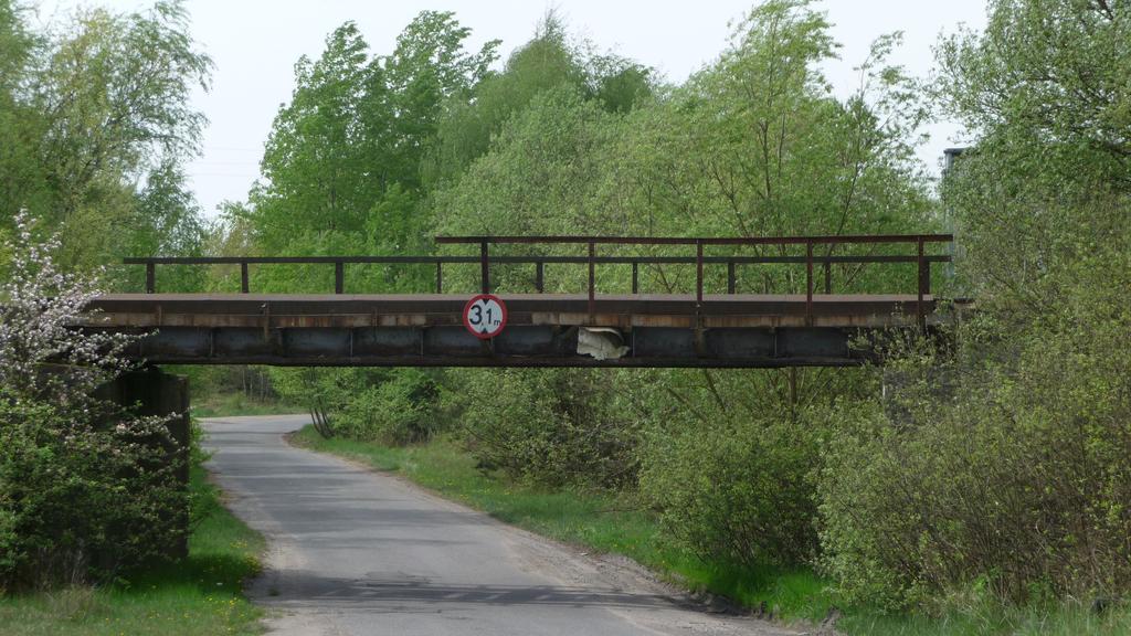 fot. Bartek S. 
Wiadukt na trasie bocznicy do Hydrierwerke, nad ulicą Kamienną. Obraz