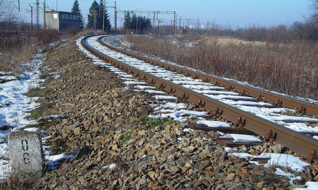 fot. Serg 
0.6 km. Wjazd od strony Lubaczowa. W tle, po lewej nastawnia dysponująca Mn. Obraz