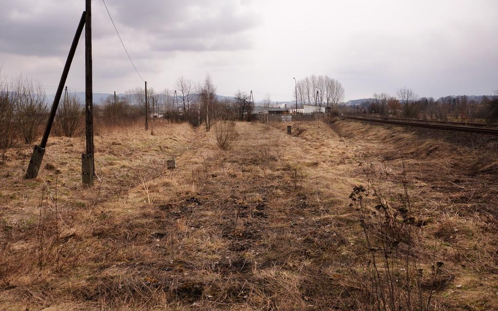fot. Krzysztof Witos 
Bocznica do Młynowa. Sam początek bocznicy. Widok w kierunku Młynowa. Obraz