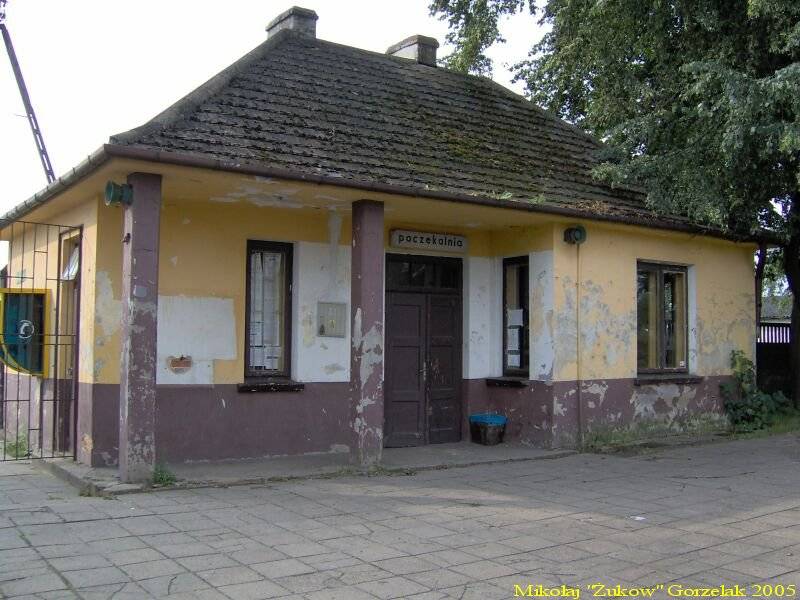 fot. Mikołaj Gorzelak 
Budynek kasy i poczekalni. Obraz