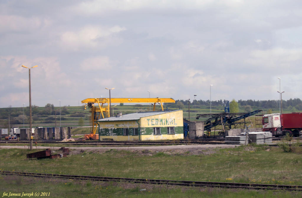 fot. Janusz Jurzyk 
Stacja towarowa LHS-u w Szczebrzeszynie. Obraz