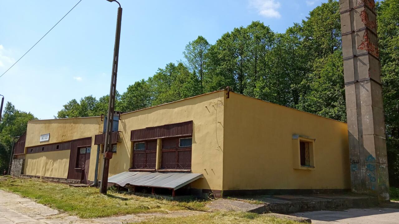 fot. Peter83 
Dobrze utrzymany budynek nieczynnego dworca. Widok w kierunku Starachowic. Obraz