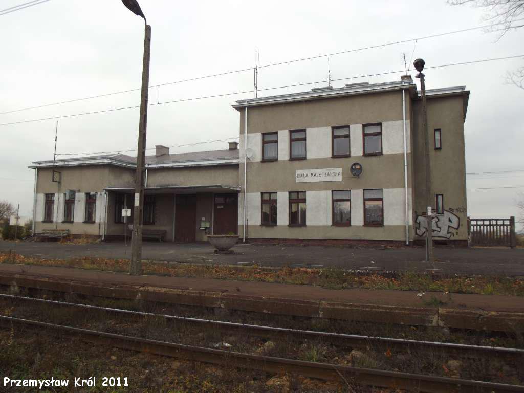 fot. Przemysław Król 
Główny budynek stacji. Widok ogólny. Obraz