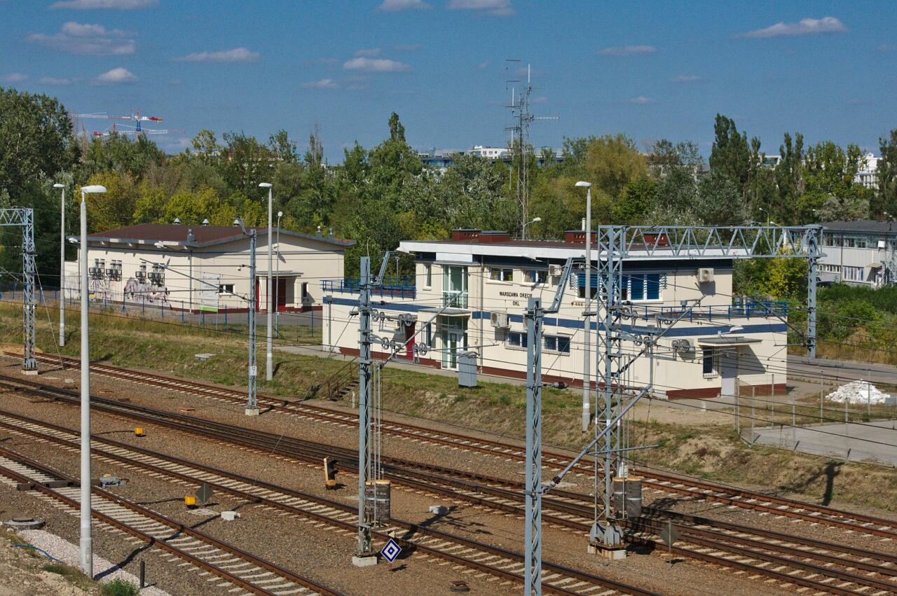 fot. Marek Potocki 
Nastawia Warszawa Okęcie OKL. Widok z kładki. Obraz