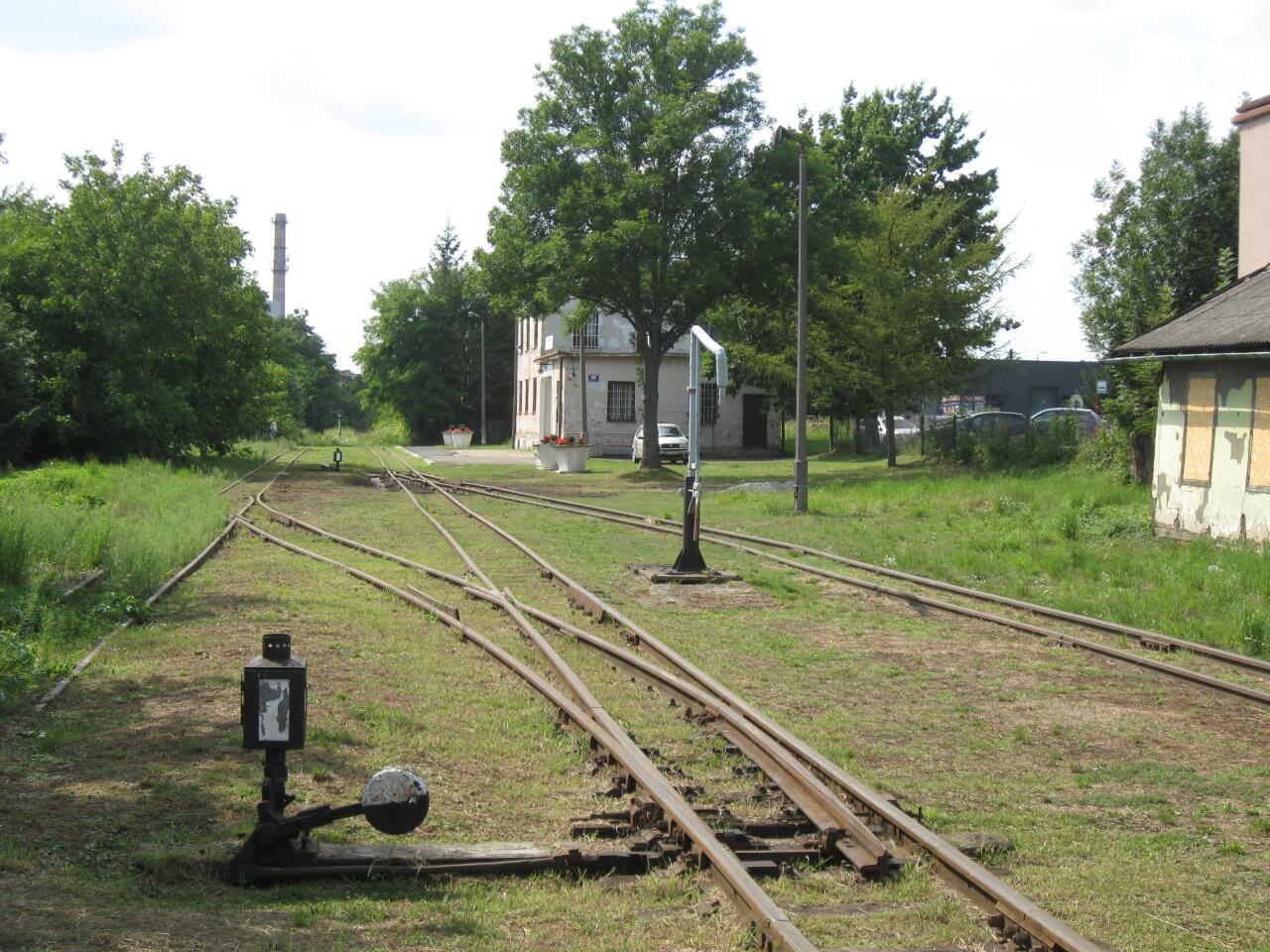 fot. Wiesław Łomacz 
Układ torowy stacji. Obraz