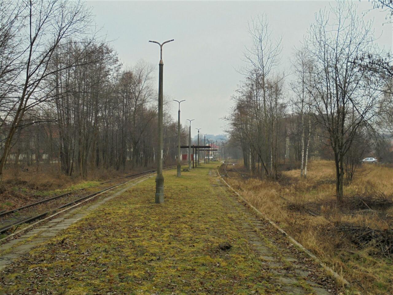 fot. Opolanin 
Peron, widok w kierunku Spytkowic. Obraz