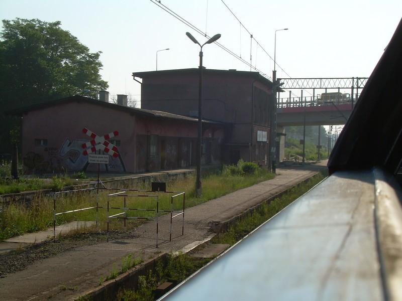 fot. nieznany 
Rybnik Towarowy. Widok z okna pociągu osobowego relacji Racibórz - Katowice. Obraz