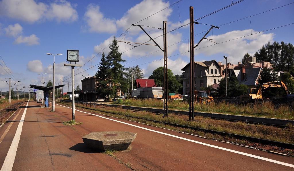 fot. ROBERT KOŃPA 
Widok na perony od strony Zakopanego. Obraz