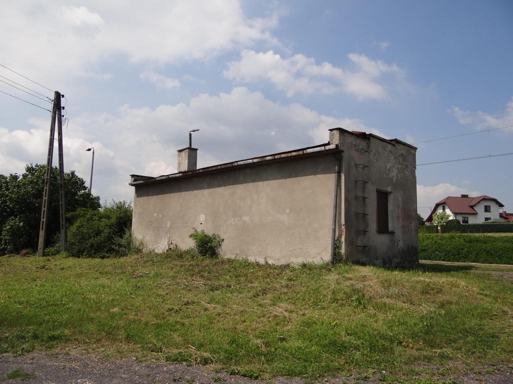 fot. Przemysław Więcek 
Budynek dworcowy. W prawo Zebrzydowice, w lewo Cieszyn. 16,1 km. Obraz