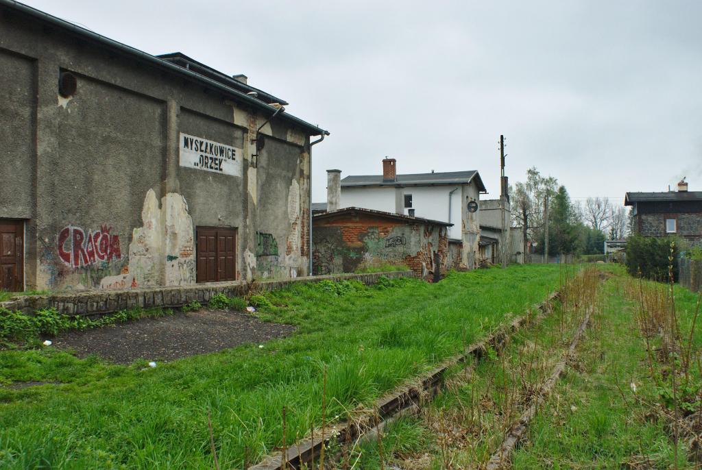 fot. Marek Potocki 
Przystanek widziany od strony Karpacza. Z lewej dawny budynek dworca. Obraz