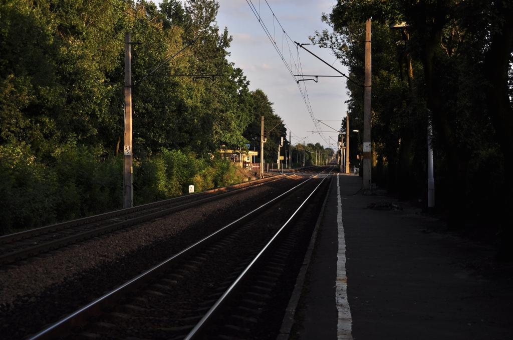 fot. ROBERT KOŃPA 
Peron 2-widok w kierunku Pszczyny. Obraz