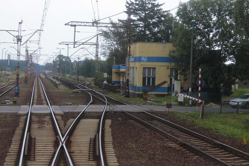 fot. irek 
Reptowo - perony, budynek stacyjny, przejazd kolejowy. Obraz