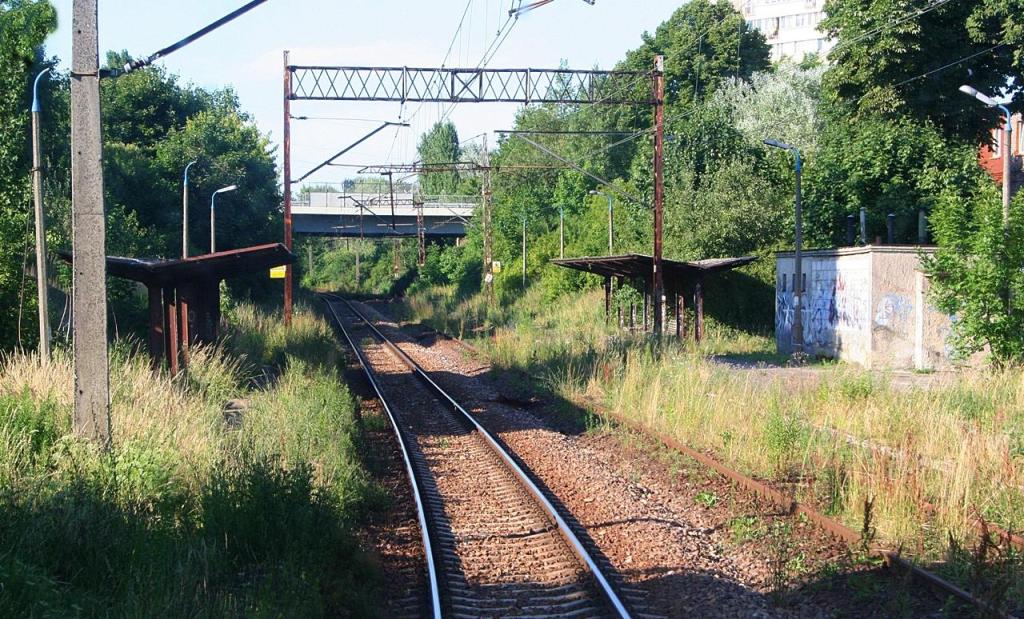 fot. irek 
Szczecin Drzetowo - wjazd na zamknięty dla ruchu osobowego przystanek kolejowy od strony Szczecin Niebuszewo. Obraz