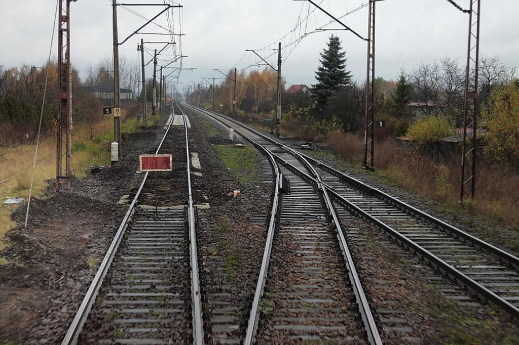 fot. irek 
Rokietnica - tory kierunek Szamotuły, od września do grudnia 2013 odbywa się remont linii, szlak Rokietnica - Szamotuły. Obraz