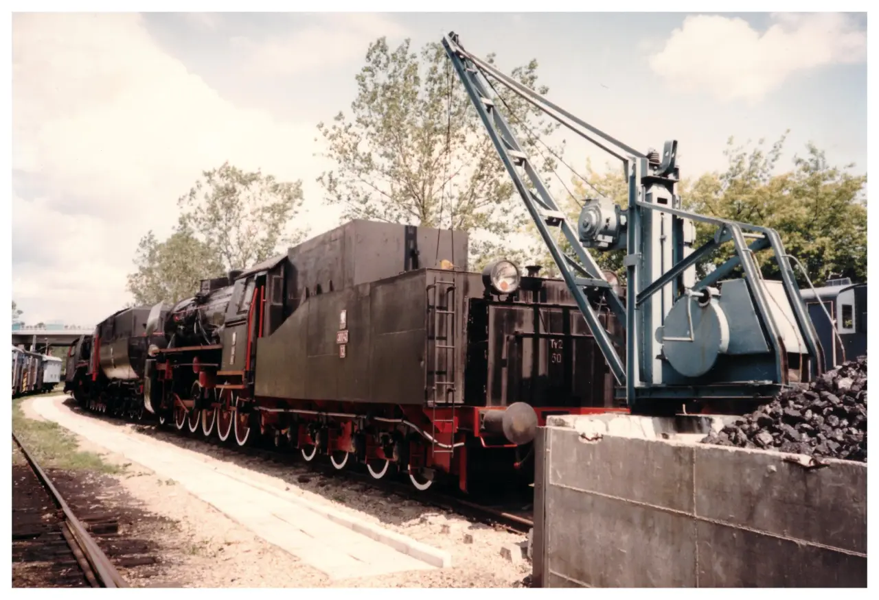 fot. Krzysztof Zając 
Lokomotywa parowa Ty2-50. Obraz